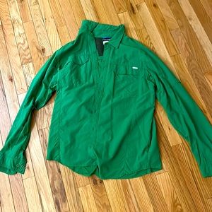 Green Columbia button up xl